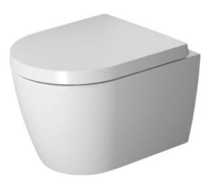 Duravit Me By Starck Rimless miska WC wisząca bezrantowa 48x37cm + deska sedesowa wolnoopadająca 45300900A1