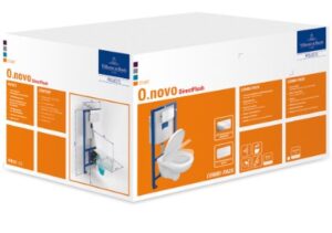 Villeroy&Boch O.Novo Combi-Pack ViConnect miska wc z deską, stelażem oraz przyciskiem 5660D301