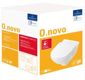 Villeroy&Boch O.Novo Combi-Pack miska WC z deską sedesową 5660H101