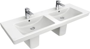 Villeroy&Boch Subway 2.0 umywalka meblowa podwójna 130x47cm 7175D001