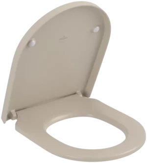 Villeroy & Boch Subway 3.0 deska sedesowa wolnoopadająca CeramicPlus Almond 8M42S1AM