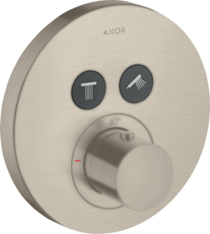 AXOR ShowerSelect Bateria termostatyczna do instalacji podtynkowej dla 2 odbiorników 36723820 nikiel szczotkowany