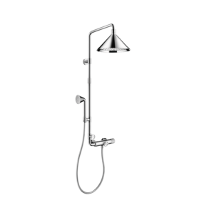 AXOR Showers/Front Komplet prysznicowy z termostatem i głowicą prysznicową 240 2jet 26020000 chrom