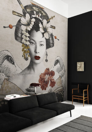 London Art Tapeta Geisha